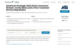 
                            9. American Strategic (ASI) Home Insurance Review: Costly ...