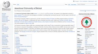 
                            6. American University of Beirut - Wikipedia