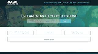
                            6. American Web Loan Help Center