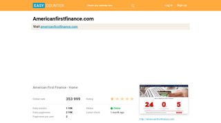 
                            8. Americanfirstfinance.com: American First Finance - Home