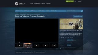 
                            5. America's Army: Proving Grounds on Steam