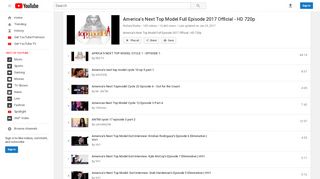 
                            3. America's Next Top Model Full Episode 2017 Official - HD ...