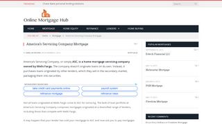 
                            7. America's Servicing Company – ASC Mortgage Payment ...