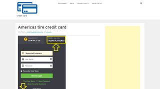 
                            6. Americas tire credit card - Credit card - audreysedibles.com