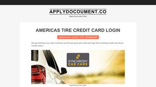 
                            11. americas tire credit card login | Applydocoument.co