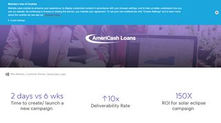 
                            8. AmeriCash Loans - Marketo