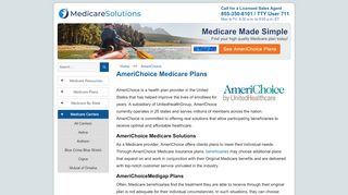 
                            7. AmeriChoice Medicare Insurance Plans