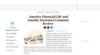 
                            8. Americo Financial Life and Annuity Insurance Company Review