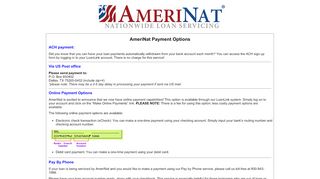 
                            2. AmeriNat Payment Options - acs-link.com