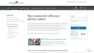 
                            4. Ameriprise account access | Ameriprise Financial