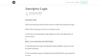 
                            5. Ameriprise Login - AmeripriseLogin8 - Medium