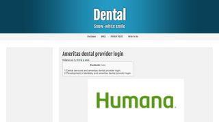 
                            6. Ameritas dental provider login – Dental - youngmumstufff.com