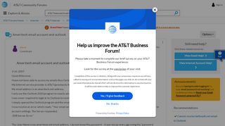 
                            3. Ameritech email account and outlook - AT&T Community