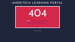 
                            3. AmeriTech Learning Portal Has Moved