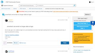 
                            2. ameritech.net email no longer able to login - AT&T Community