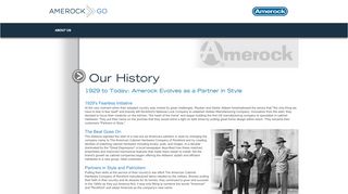 
                            6. Amerock Dealer Portal > About Us > Our History - AmerockGo