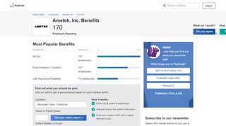 
                            7. Ametek, Inc. Benefits & Perks | PayScale