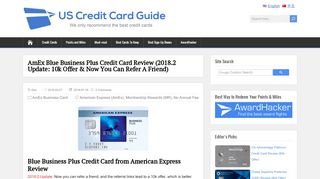 
                            5. AmEx Blue Business Plus Credit Card Review (2018.2 Update ...