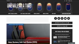 
                            7. Amex Business Gold Card Review (2019) | One Mile at a Time