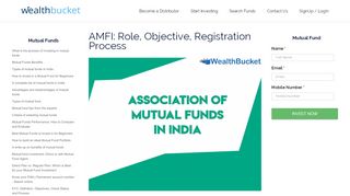 
                            8. AMFI | its Highlights & Registration Process of ARN | WealthBucket