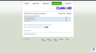 
                            7. AmFirst Insurance Company - CLAIM.MD