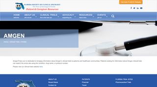 
                            9. Amgen's Clinical Trials at the FLASCO Patient Portal