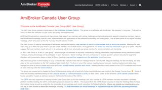 
                            9. AmiBroker Canada User Group