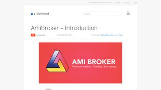 
                            6. AmiBroker - Introduction – Z-Connect by Zerodha