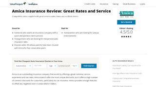 
                            9. Amica Insurance Review: Great Rates and Service | ValuePenguin