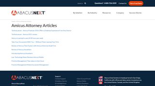 
                            3. Amicus Attorney Articles - AbacusNext