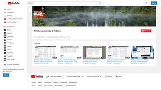 
                            9. Amicus Attorney’s Videos - YouTube