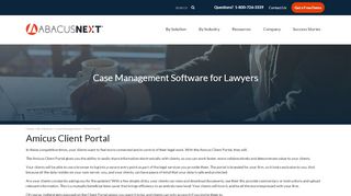 
                            2. Amicus Client Portal - AbacusNext