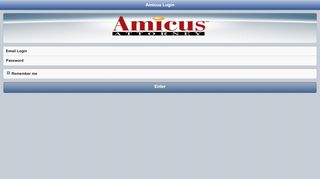 
                            4. Amicus Login