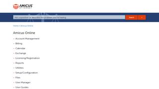 
                            4. Amicus Online - Amicus Attorney Knowledge Base