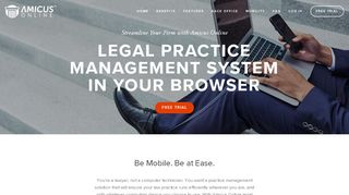 
                            1. Amicus Online – Legal Practice Management SAAS Software