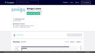 
                            8. Amigo Loans Reviews - Trustpilot