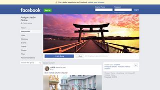 
                            7. Amigos Japão Online Public Group | Facebook