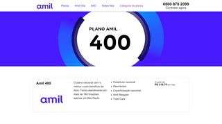 
                            5. Amil 400 | Amil Saúde | Plano de Saúde Com …