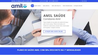 
                            9. Amil com 50% de Desconto Plano de Saúde Amil