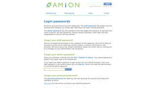 
                            3. Amion Login passwords