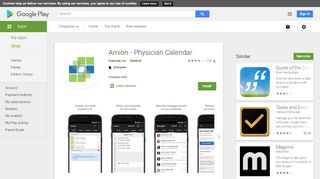 
                            9. Amion - Physician Calendar - Apps on Google Play