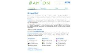 
                            1. Amion Scheduling