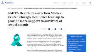 
                            8. AMITA Health Resurrection Medical Center Chicago Resilience team ...