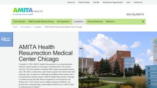 
                            2. AMITA Health Resurrection Medical Center Chicago