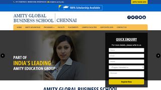 
                            9. Amity Global Business School Chennai: Top-Best MBA,BBA colleges ...