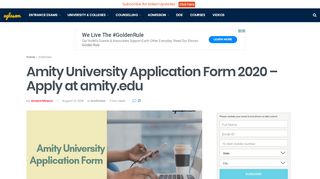 
                            6. Amity University Application Form 2020 - Apply at amity ...