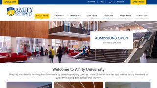 
                            7. Amity University, Dubai, UAE