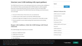 
                            3. AML Certification Virtual Class | ACAMS