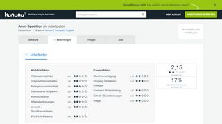 
                            7. Amm Spedition Erfahrungen: 11 Erfahrungsberichte | kununu