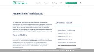 
                            2. ▷ Ammerländer - Adresse & Kontakt - Zentrale in Westerstede